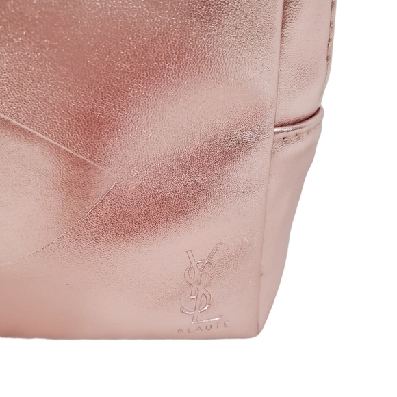 NWOT Yves St. Laurent Pink Shimmer Costmetic Bag - Picture 10 of 10